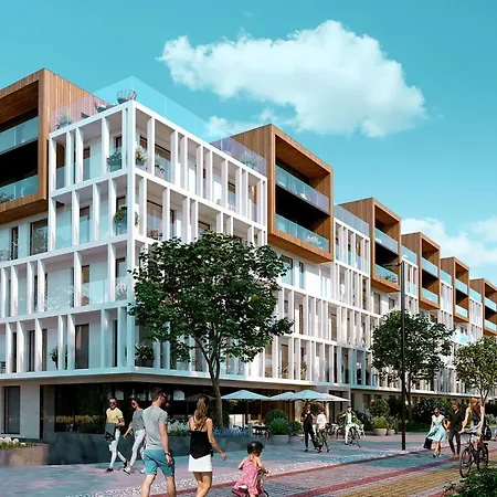 Perlowa Przystan - Komfort Widok Na Morze, Parking Lägenhet *